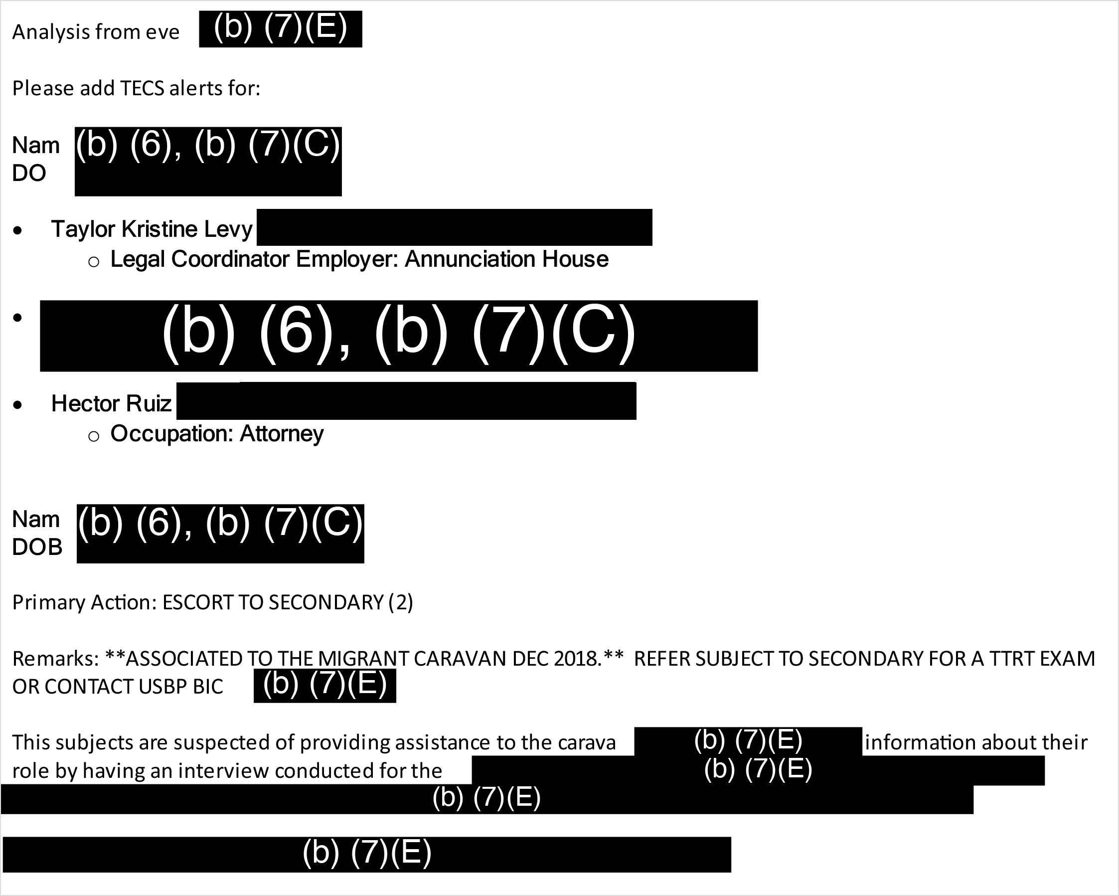 Documents Show Trump Officials Used Secret Terrorism Unit To Question ...