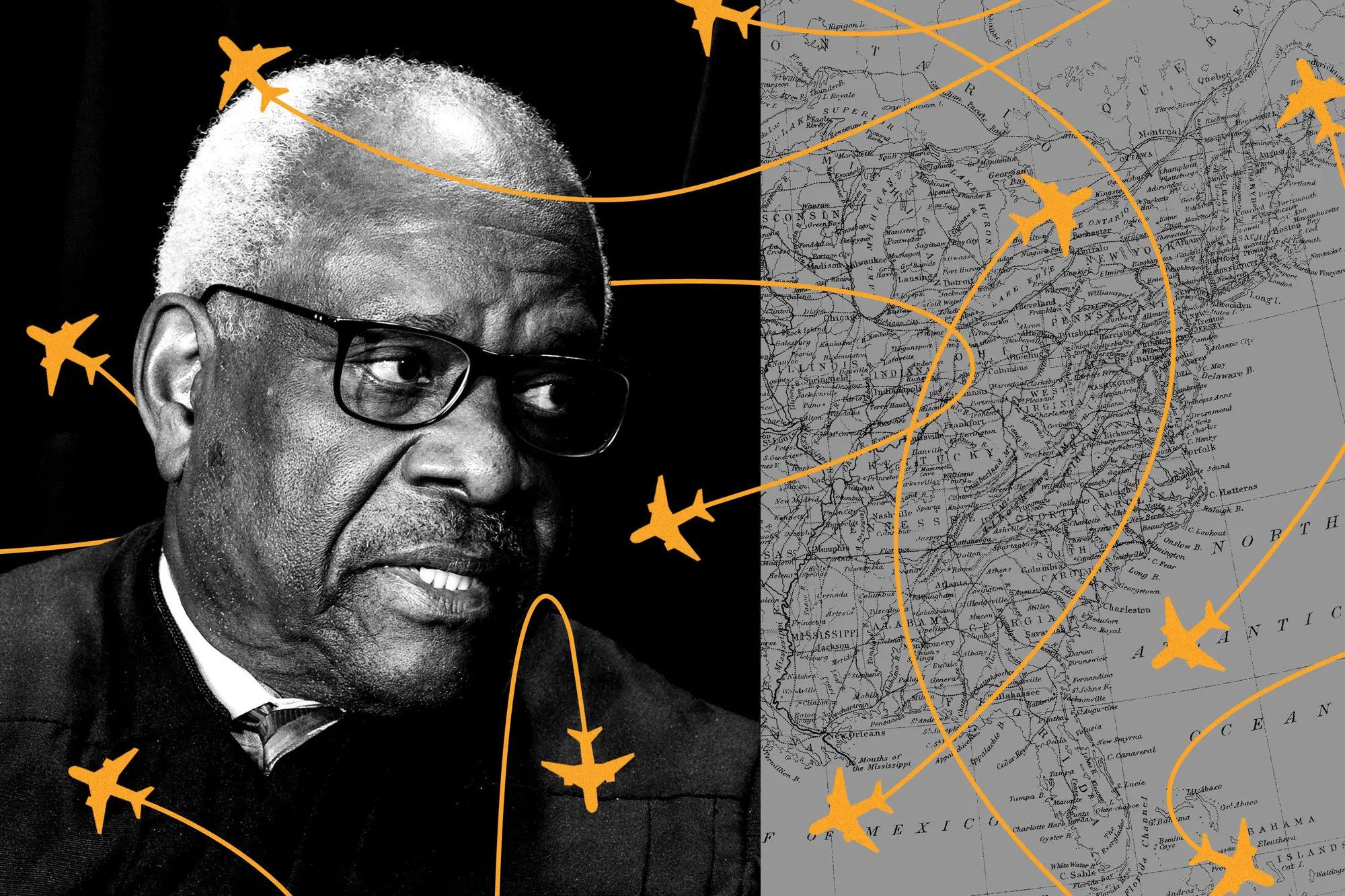 Clarence Thomas’ 38 Vacations: The Other Billionaires Who Have Treated the Supreme Court Justice to Luxury Travel (propublica.org)