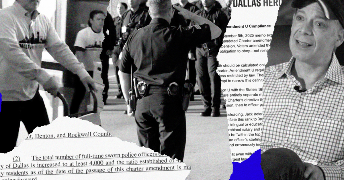 DALLAS HERO’S POLICE PUSH BACKFIRES DALLAS HERO’S POLICE PUSH BACKFIRES