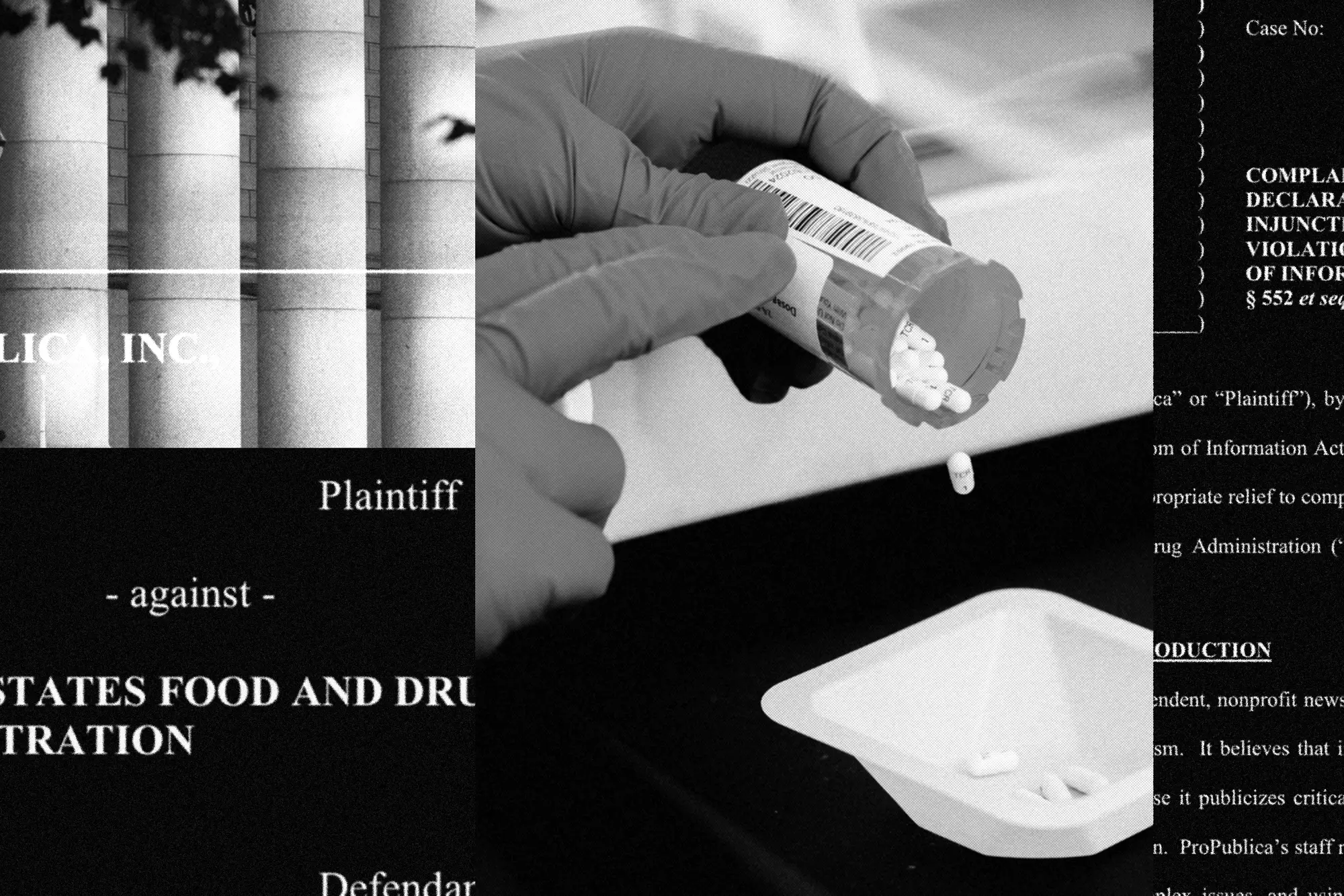 ProPublica Sued the FDA for Withholding Records About the Safety of Generic Drugs ProPublica Sued the FDA for Withholding Records About the Safety of Generic Drugs